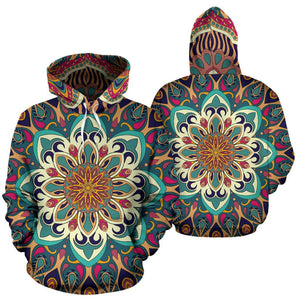 Lovely Boho Mandala All Over Hoodie - Trancentral Shop