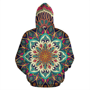 Lovely Boho Mandala All Over Hoodie - Trancentral Shop