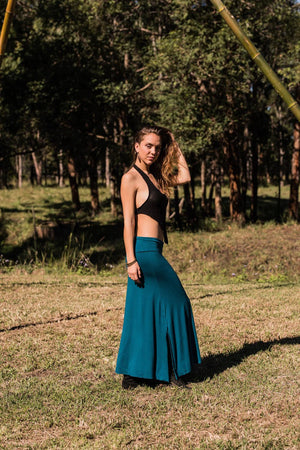 LYCRA SKIRT IN BLUE - Trancentral Shop