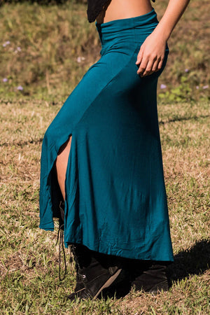 LYCRA SKIRT IN BLUE - Trancentral Shop