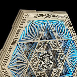 Magen Wall Art Sacred Geometry LED Lamp - Trancentral Shop