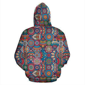 MENS MANDALAS PSYTRANCE FESTIVAL HOODIE - Trancentral Shop