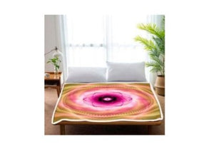 Meditation Throw Blanket | Healing Fleece Blanket | Mana - Trancentral Shop