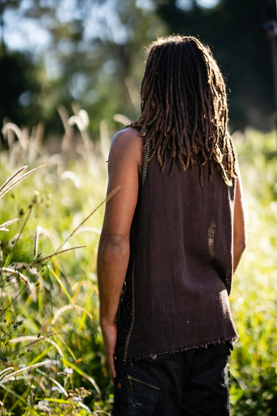 MENS SLEEVELESS TANK TOP DHATU COTTON - Trancentral Shop