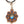 Load image into Gallery viewer, Mini Gemstone Mandala Talisman with Labradorites on Walnut - Trancentral Shop
