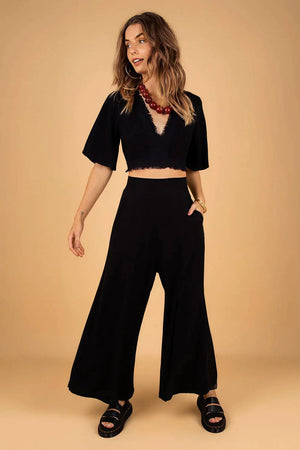 NEW MOON PANTS BLACK - Trancentral Shop