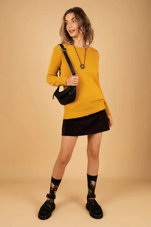 NIKKO JUMPER RUST YELLOW - Trancentral Shop