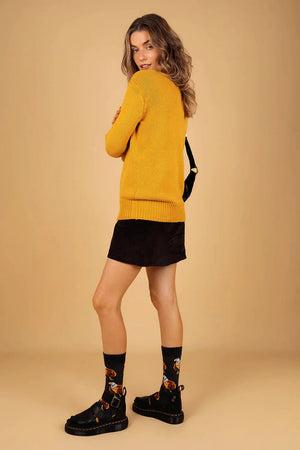 NIKKO JUMPER RUST YELLOW - Trancentral Shop