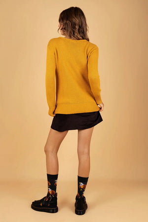 NIKKO JUMPER RUST YELLOW - Trancentral Shop