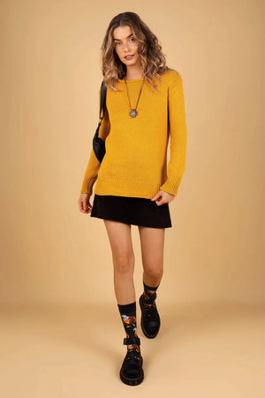 NIKKO JUMPER RUST YELLOW - Trancentral Shop