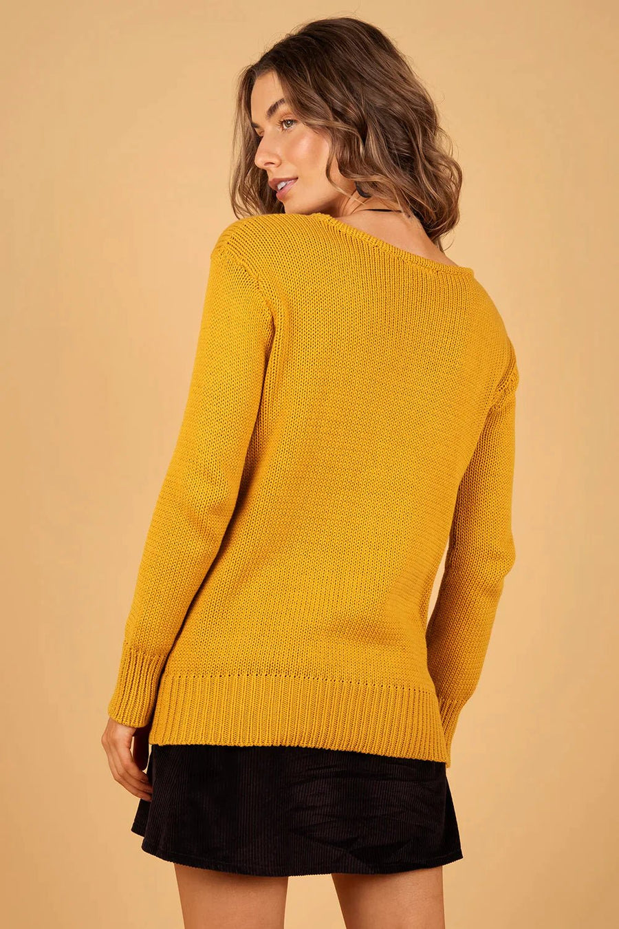 NIKKO JUMPER RUST YELLOW - Trancentral Shop