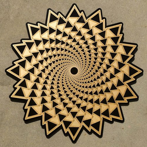 Organic Spiral Vortex Wall Art - Trancentral Shop