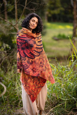 Pashmina Owl scarf - Trancentral Shop