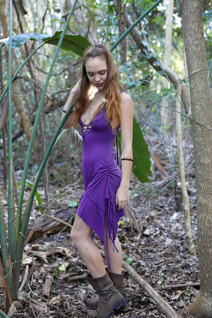 PIXIE DRESS IN PURPLE - Trancentral Shop