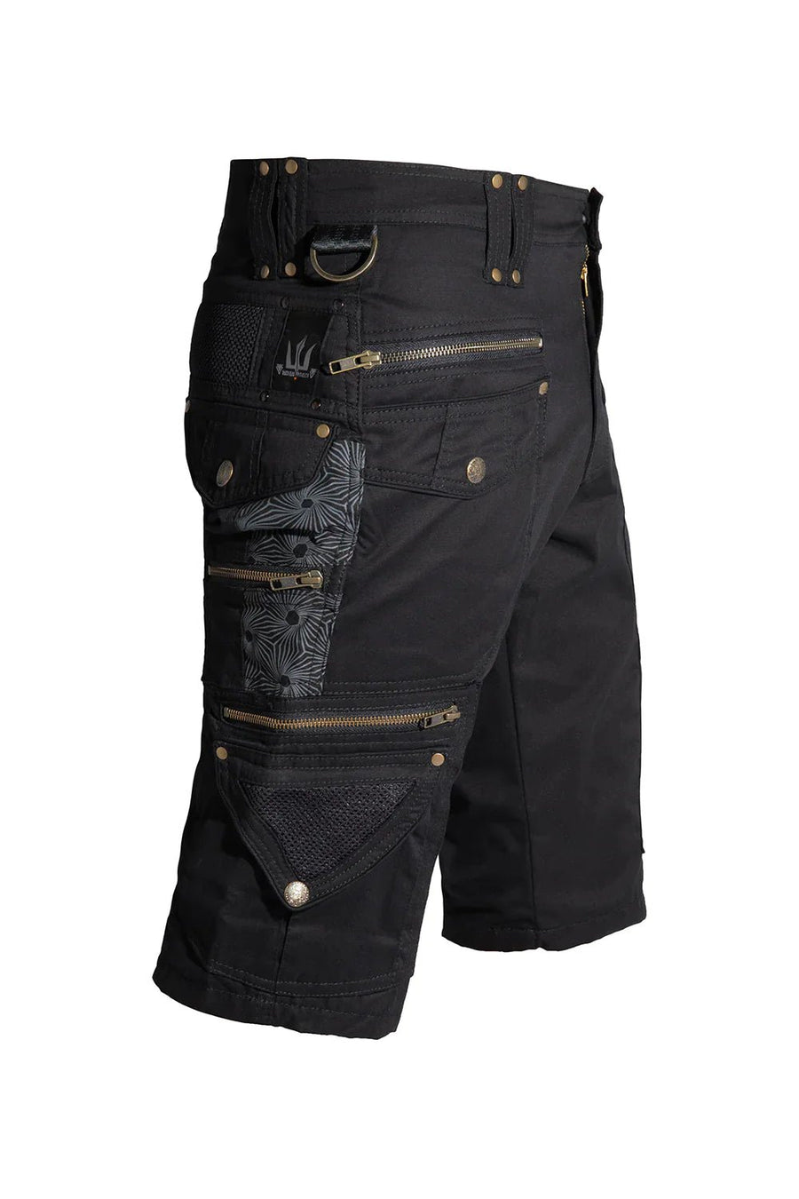 PSY K SHORTS BLACK - Trancentral Shop