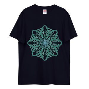 Psychedelic Sacred spinner Cotton T-shirt - Trancentral Shop