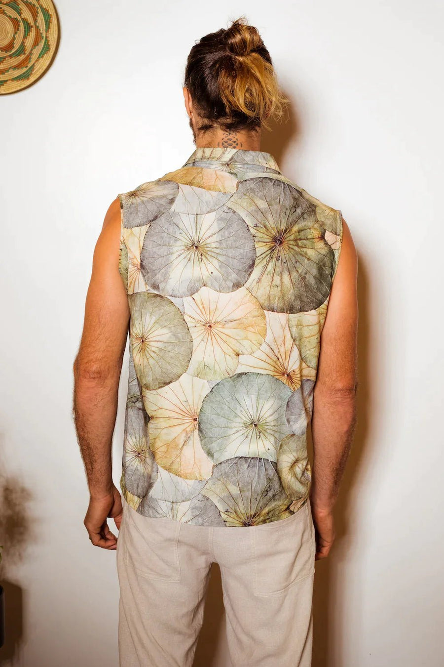 PSYFLOWERS SLEEVELESS SHIRT - Trancentral Shop