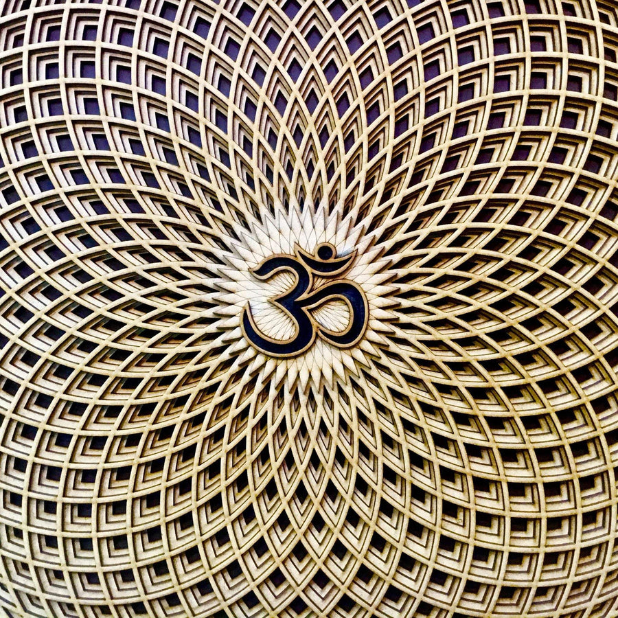 Sahasrara Wall Art Sacred Geometry Mandala 4 layers - Trancentral Shop