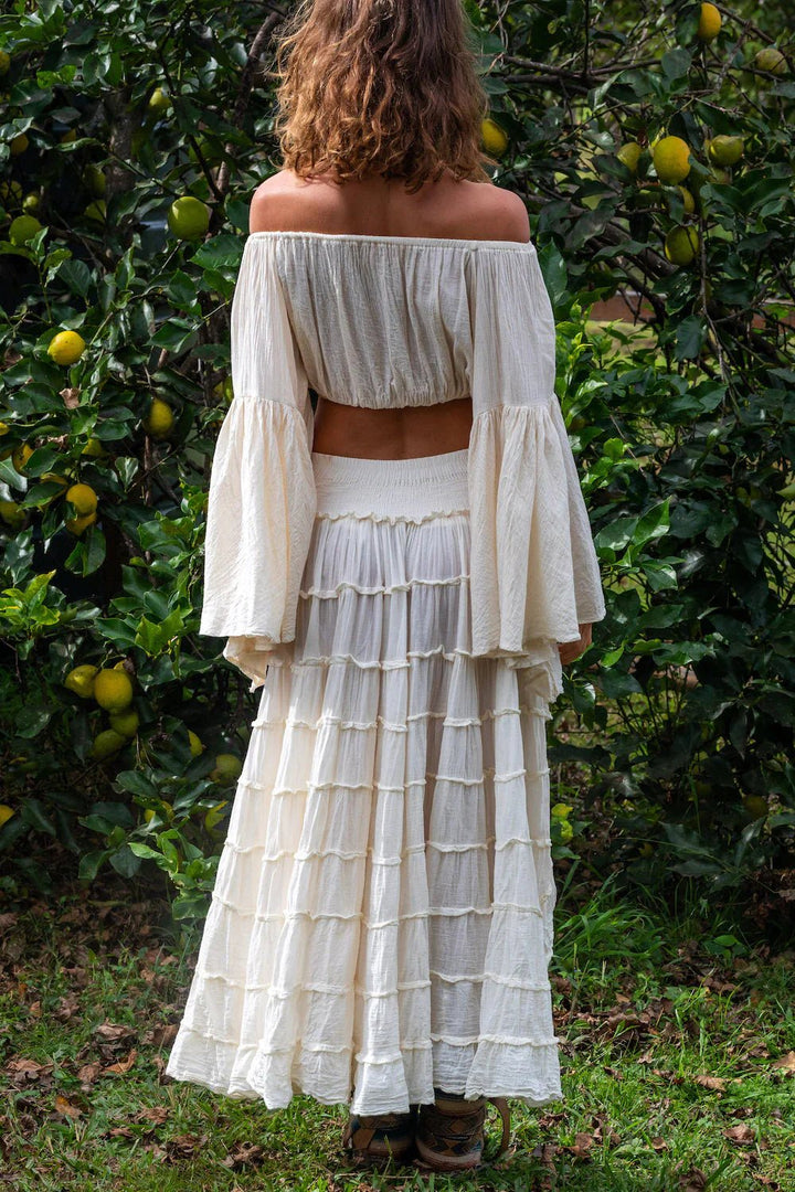 SEASHELL WATERFALL SKIRT - Trancentral Shop