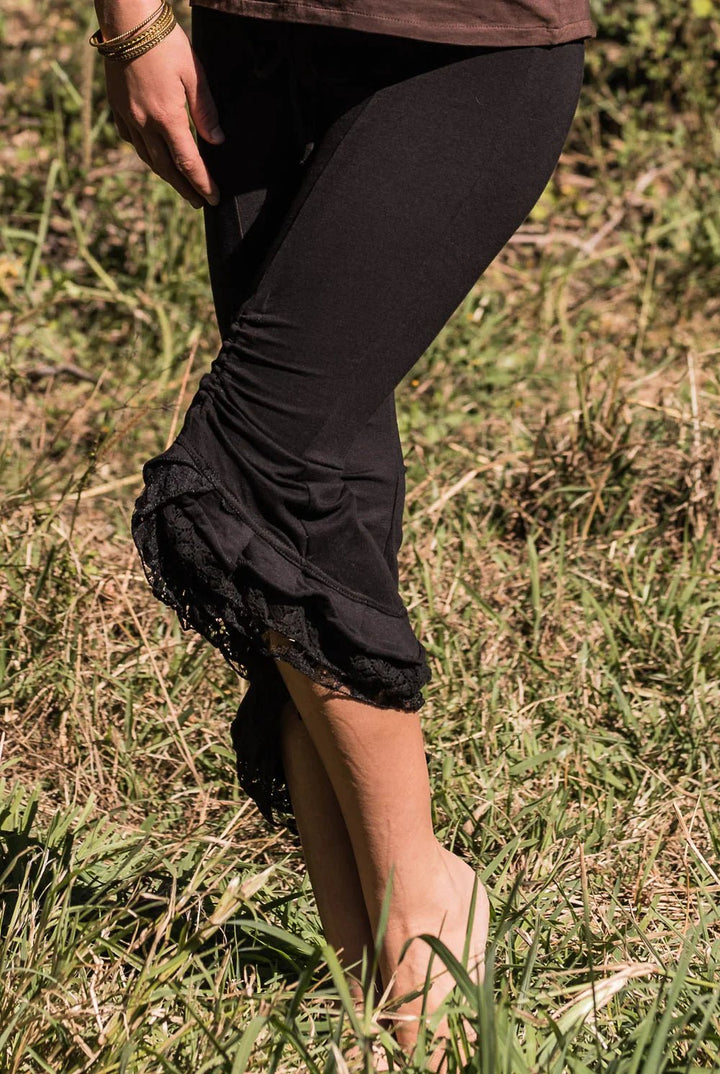 SHAKTI LEGGINGS BLACK - Trancentral Shop