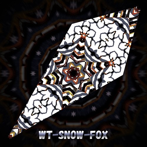 Snow Fox Petal Psychedelic UV Reactive Element Ceiling Decoration - Trancentral Shop