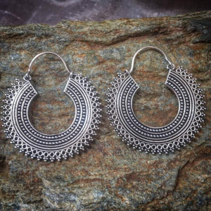 Tribal Round Earrings - Trancentral Shop