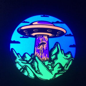 UFO UV patch 14 cm - Trancentral Shop