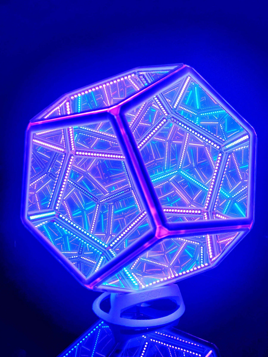 Unique Ultra Dense LED Infinite Dodecahedron with Music Sync - Trancentral Shop