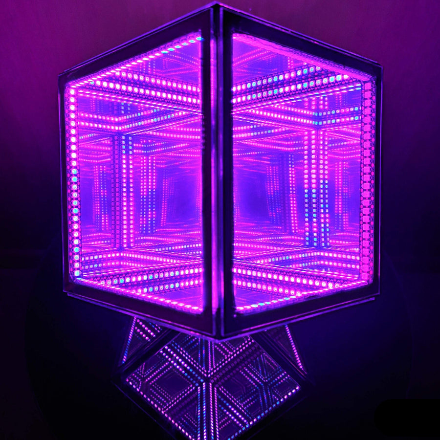 Unique Ultra Dense LED Infinite Hypercube with Music Sync - Trancentral Shop