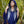 Load image into Gallery viewer, UPEKKHA WOMENS PONCHO INDIGO PURPLE HOODED - Trancentral Shop
