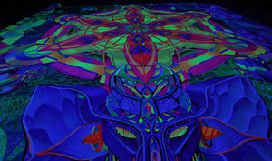 UV Cyber Ganesh Backdrop - Trancentral Shop