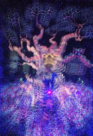 UV Tree of Life Backdrop - Trancentral Shop