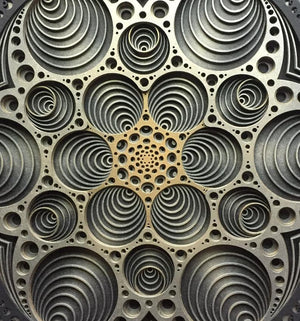 Vibration Wall Art Sacred Geometry Mandala - Trancentral Shop