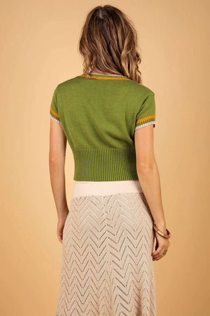 VINTAGE TOP GREEN - Trancentral Shop