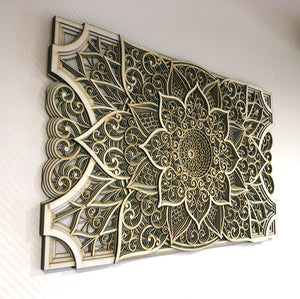 Wood Mandala Wall Art - Trancentral Shop