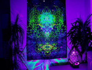 Yoga UV Wall Backdrop - Trancentral Shop