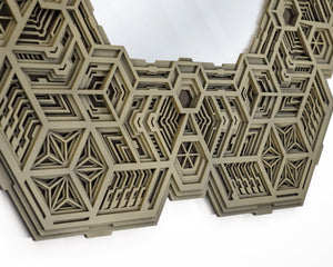 Zeon Wall Art Sacred Geometry Mandala Mirror - Trancentral Shop