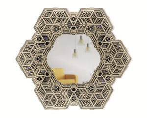 Zeon Wall Art Sacred Geometry Mandala Mirror - Trancentral Shop